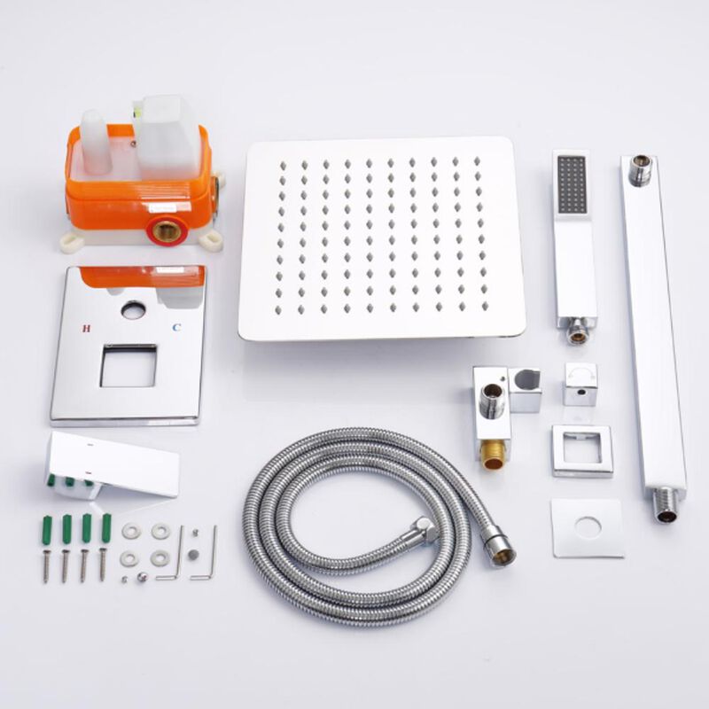 Premium Shower System & Faucet Combo High-Pressure Rainfall Shower Head with Handheld Sprayer