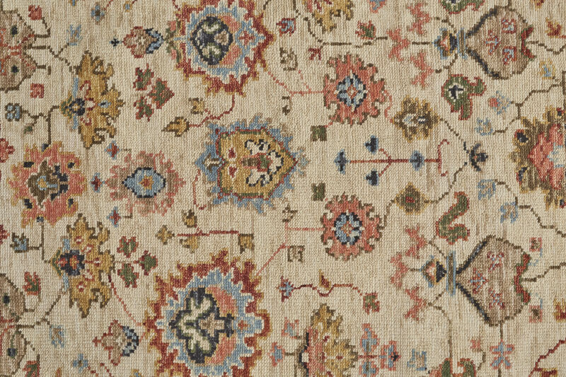 Carrington 6805F Ivory/Red/Blue 2' x 3' Rug