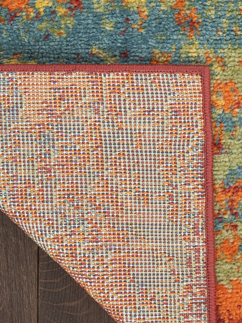 Nourison Essentials NRE06 Flame 2'2" x 7'6" Rug image number 2