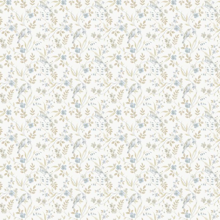 Miniatures 3 Garden Bird Beige Wallpaper G68713
