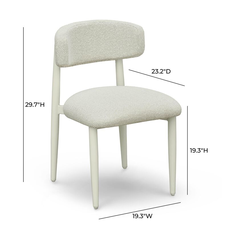 Annika Textured Outdoor Dining Side Chair