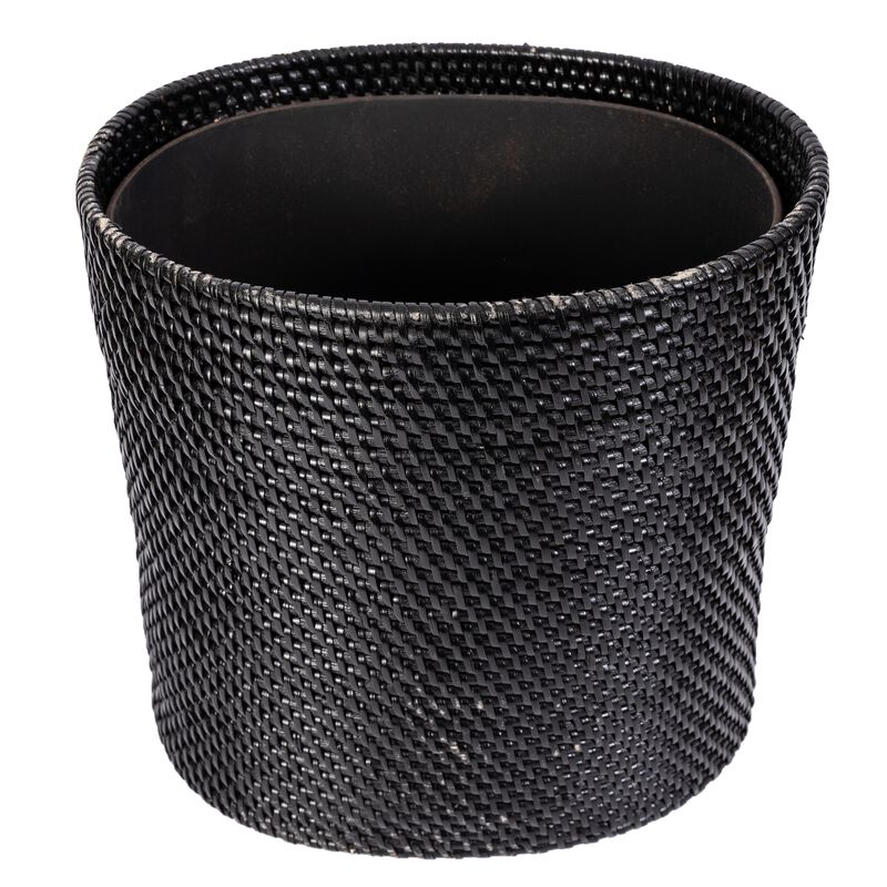 Saboga Home&trade; Oval Waste Basket with Metal Liner image number 0
