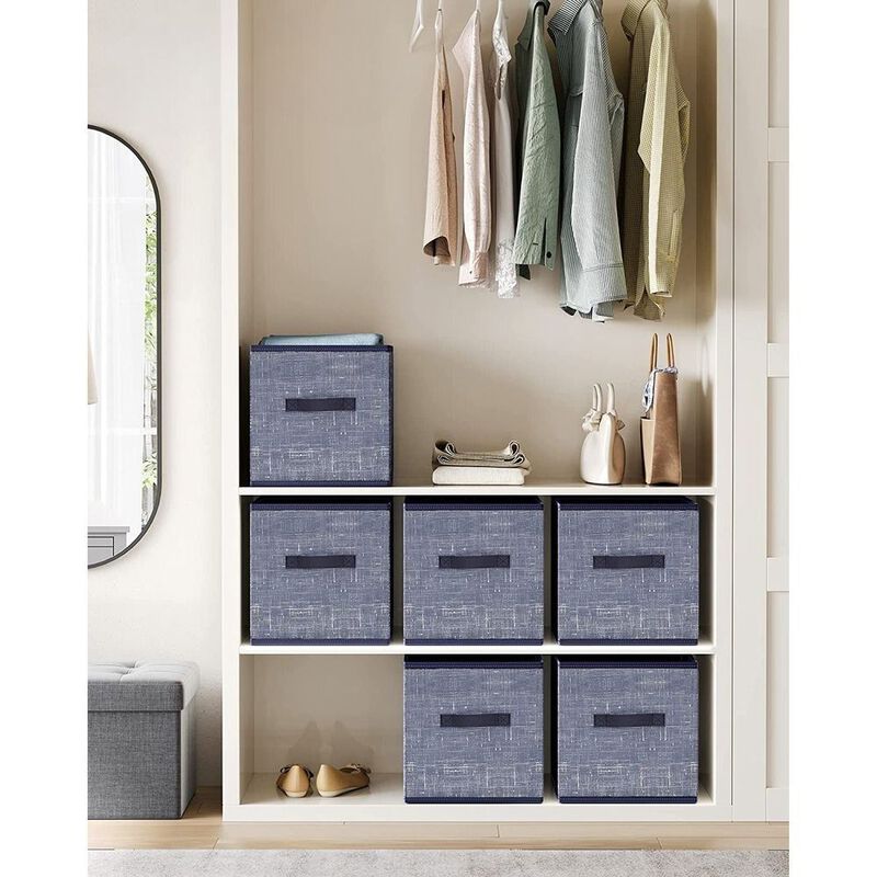 Non-Woven Fabric Storage Cubes with Double Handles