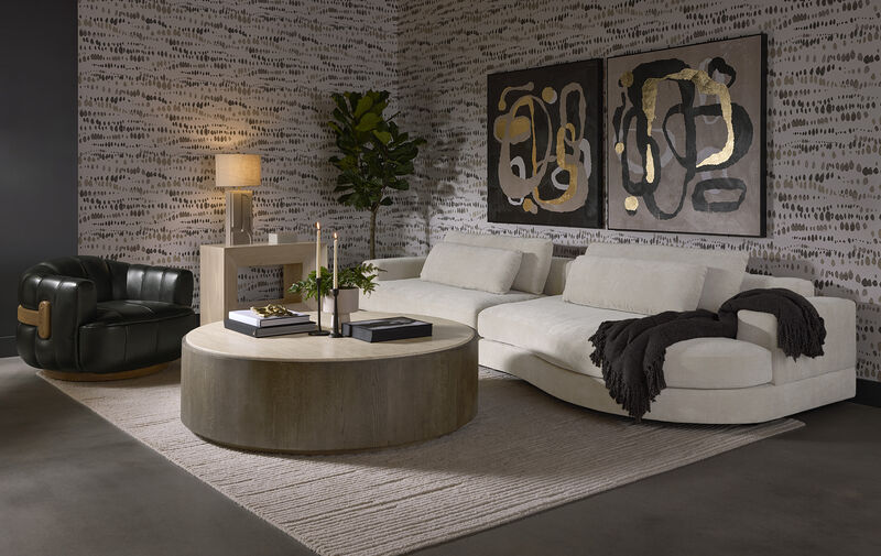 Dirsan Taupe Table Lamp