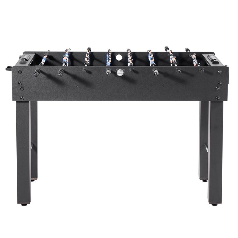Indoor Full Size Foosball Table for Family, Durable Soccer Game Set with Accessories-Black image number 8