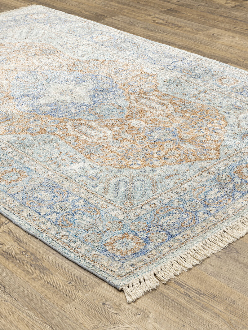Malabar 5' x 8' Blue Rug image number 1