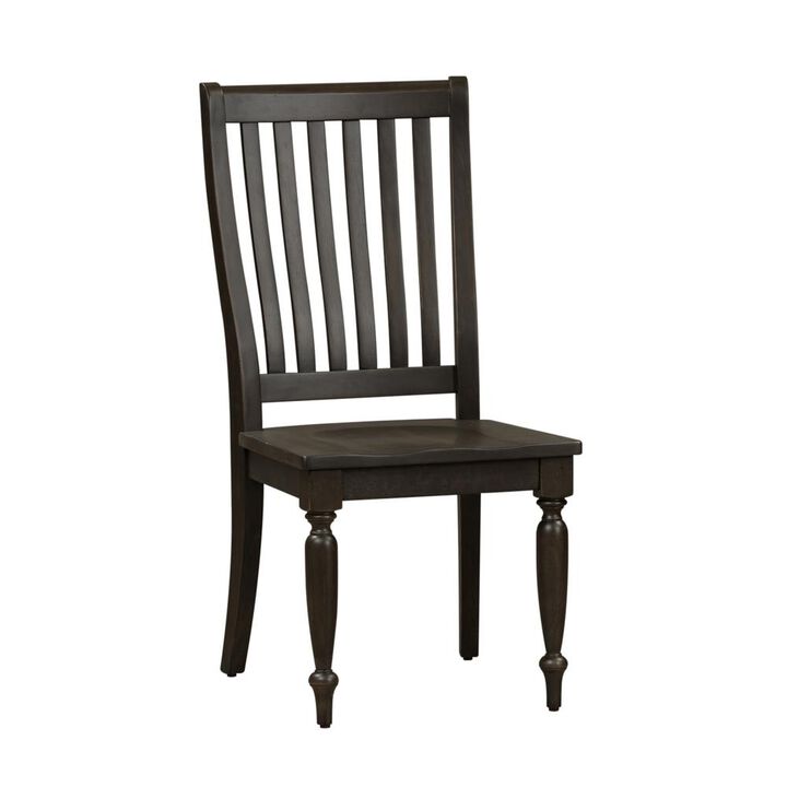 Liberty Furniture Harvest Home 7 Piece Trestle Table Set in Chalkboard