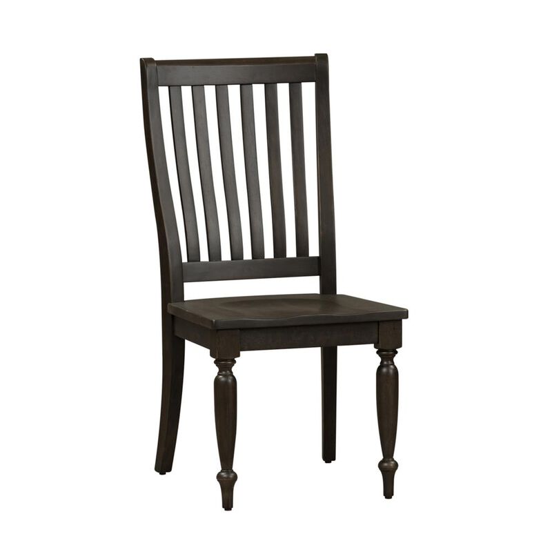 Liberty Furniture Harvest Home 5 Piece Reactangular Table Set in Chalkboard image number 2