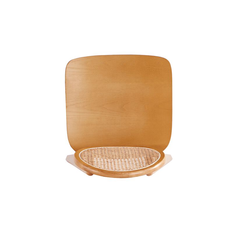 Versailles Brown Round Dining Chairs (Set of 2)