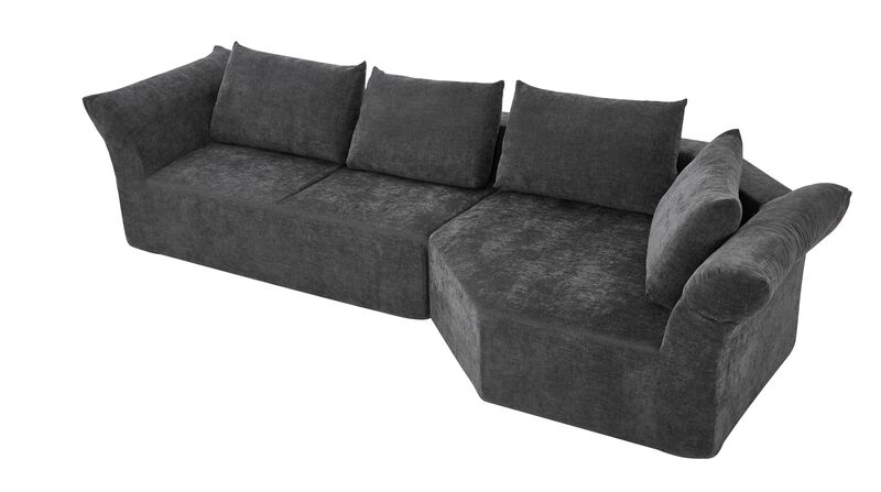 Kelhak Modern Minimalist Modular Sectional Sofa image number 0