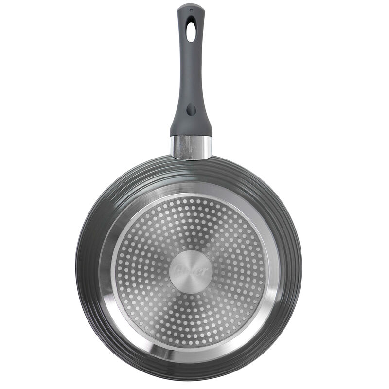 Oster Ridge Valley 10 Inch Aluminum Nonstick Frying Pan in Grey image number 6