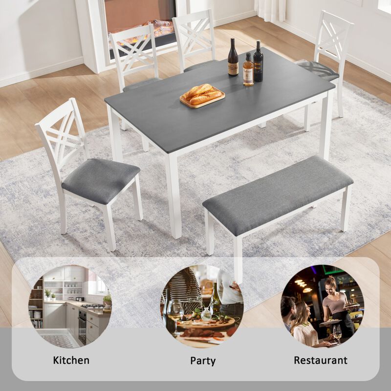 Sasfri 6 Piece Kitchen Dining Set image number 4