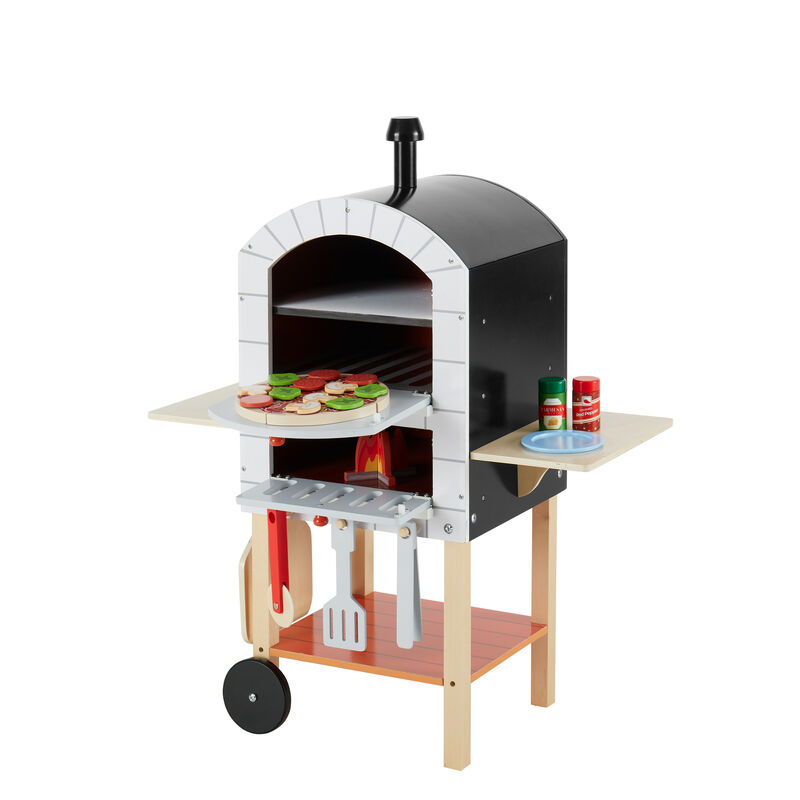 My Little Helper Pizza Oven & Accessories, Gray/Natural image number 4