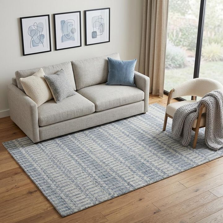 HomeRoots Striped Hand Woven Area Rug