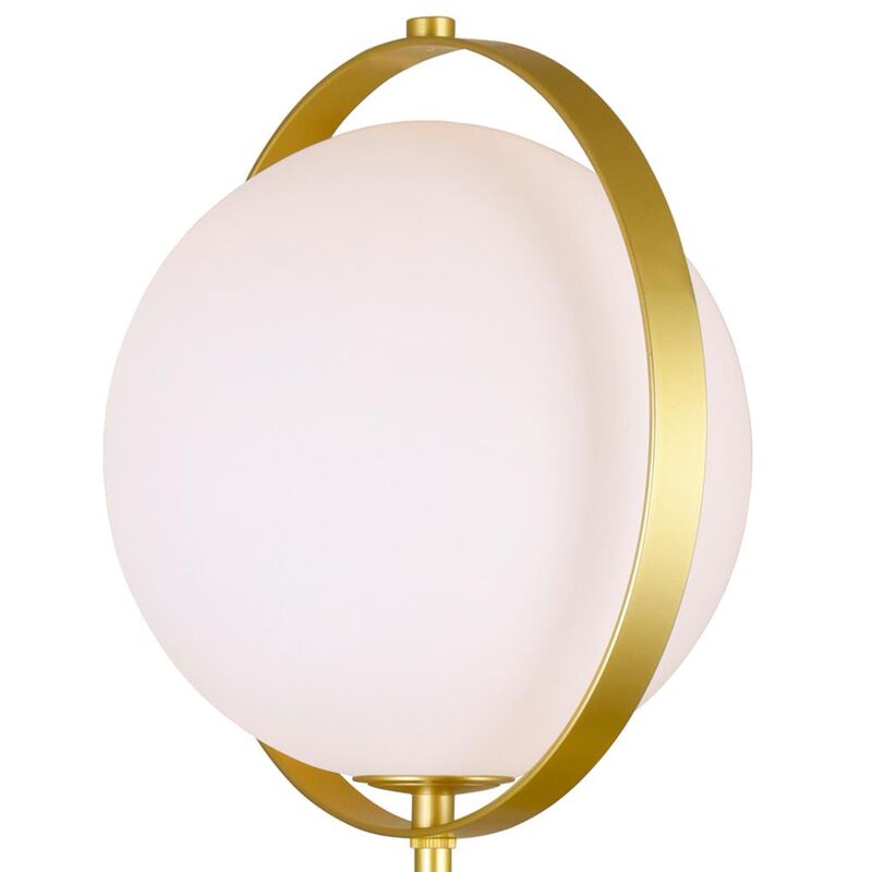 Da Vinci 1 Light Table Lamp With Brass Finish