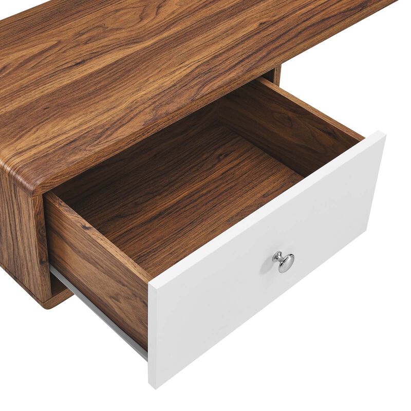 Transmit 55" Wall Mount Corner Wood Office Desk