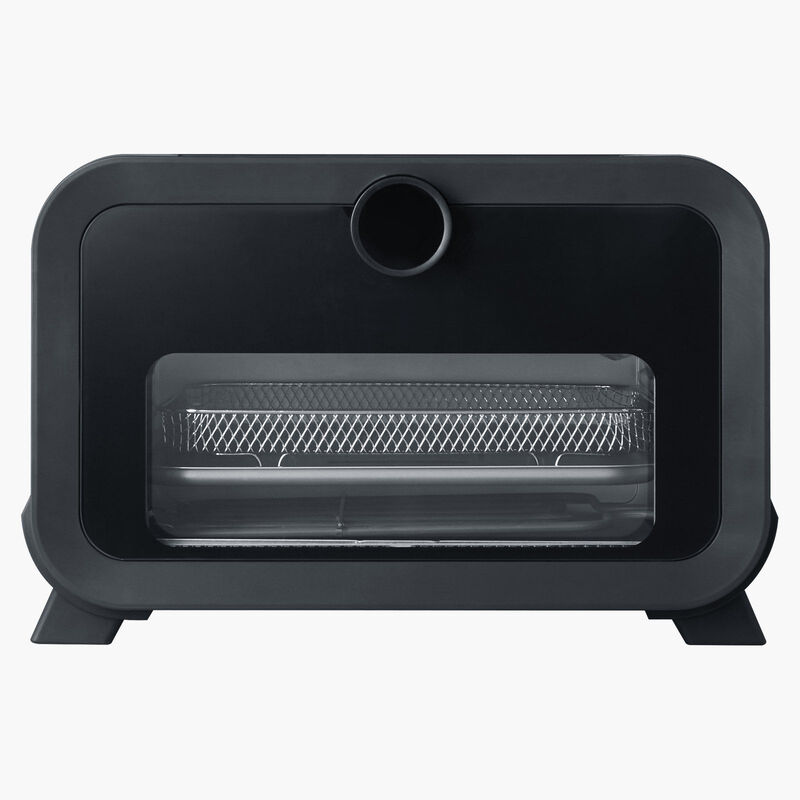 Indoor Pizza Oven Air Fryer Combo with Smart Knob, Pizza Stone and Fry Basket-Black image number 0