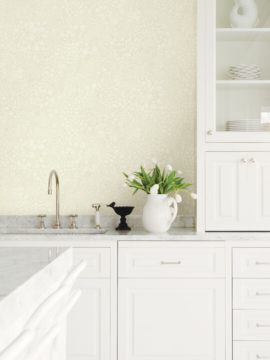 Siv Light Green Botanical Wallpaper (Set of 2)