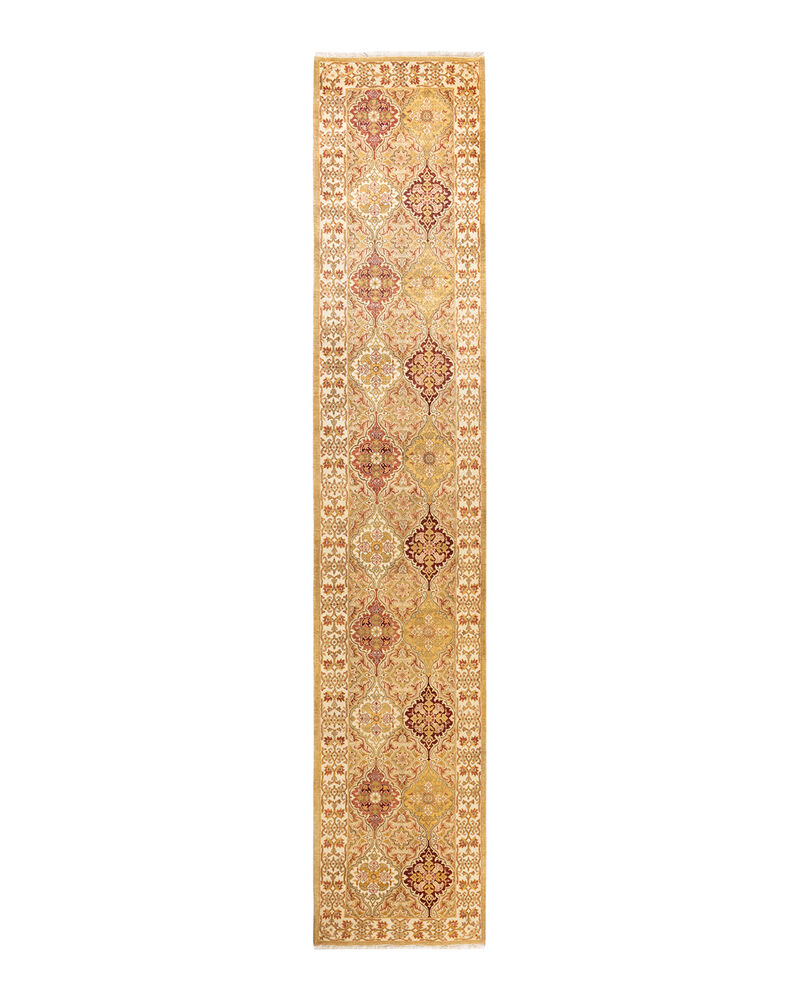 Mogul, One-of-a-Kind Hand-Knotted Area Rug  - Ivory, 2' 6" x 13' 3"