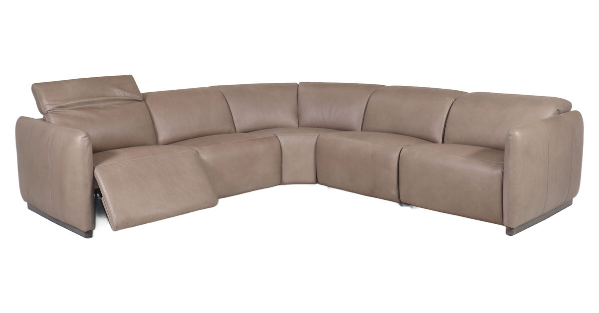 Alta Leather Power Motion Sectional