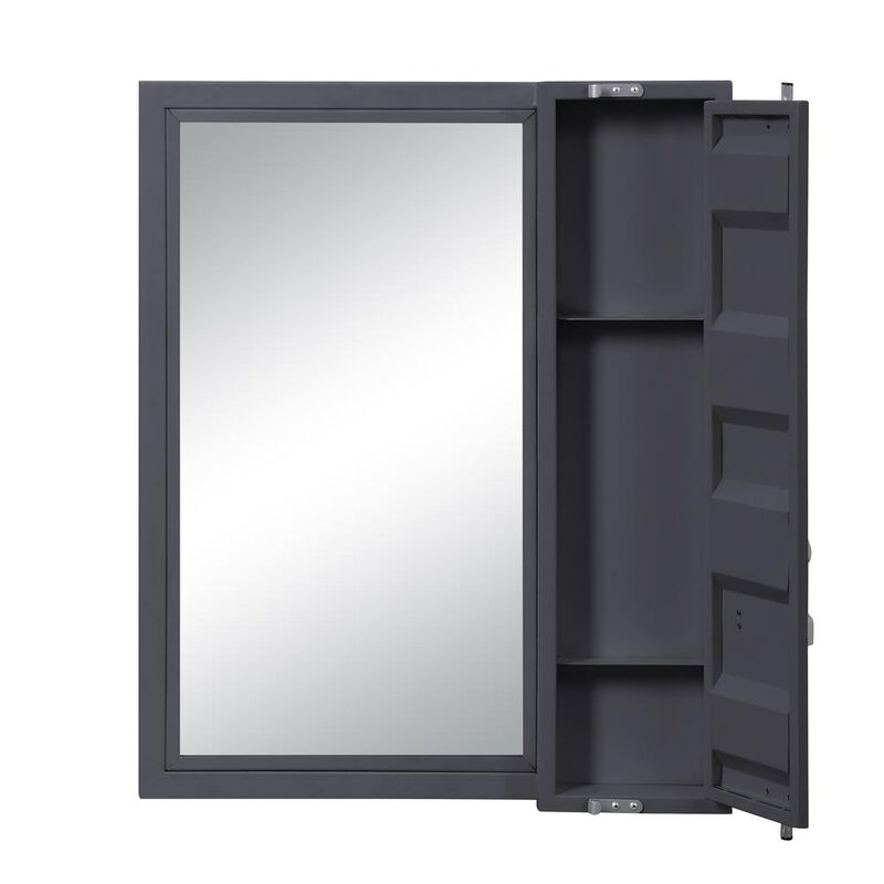 Acme Furniture Cargo Vanity Mirror, Gunmetal