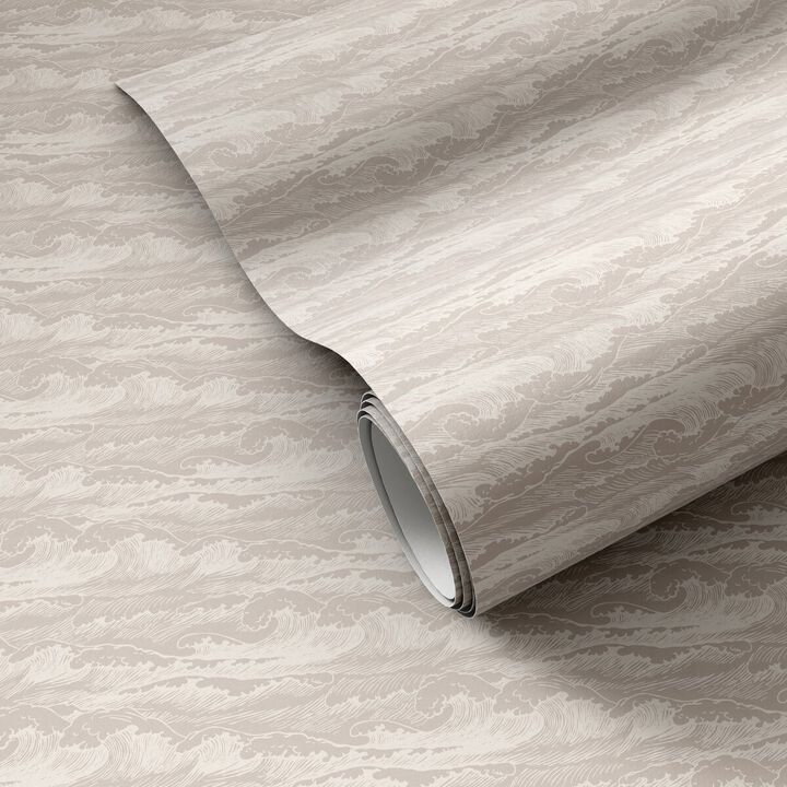 Wavebreak Wallpaper by Getty Images - Wavebreak Grey I