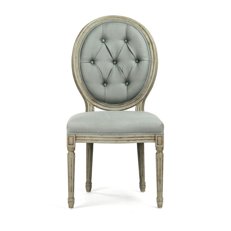 Medallion Tufted Back Side Chair image number 2