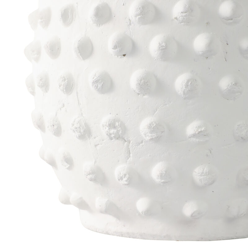 8" Bubble Rough Finish Planter,white image number 2