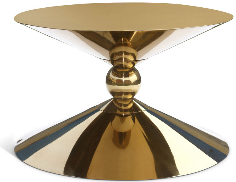 Meridian Furniture Malia Gold Coffee Table image number 0