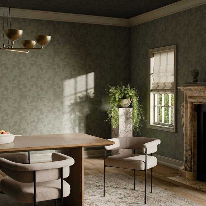 Lush Leaves Wallpaper by Getty Images - Lush Leaves Olive Night I