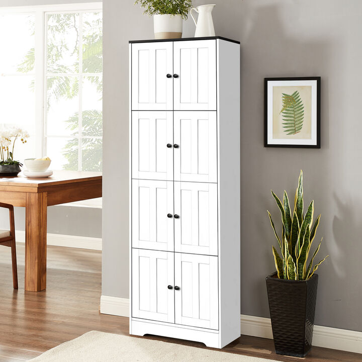 Streamdale 4-Door Tall Storage Cabinet for Various Rooms