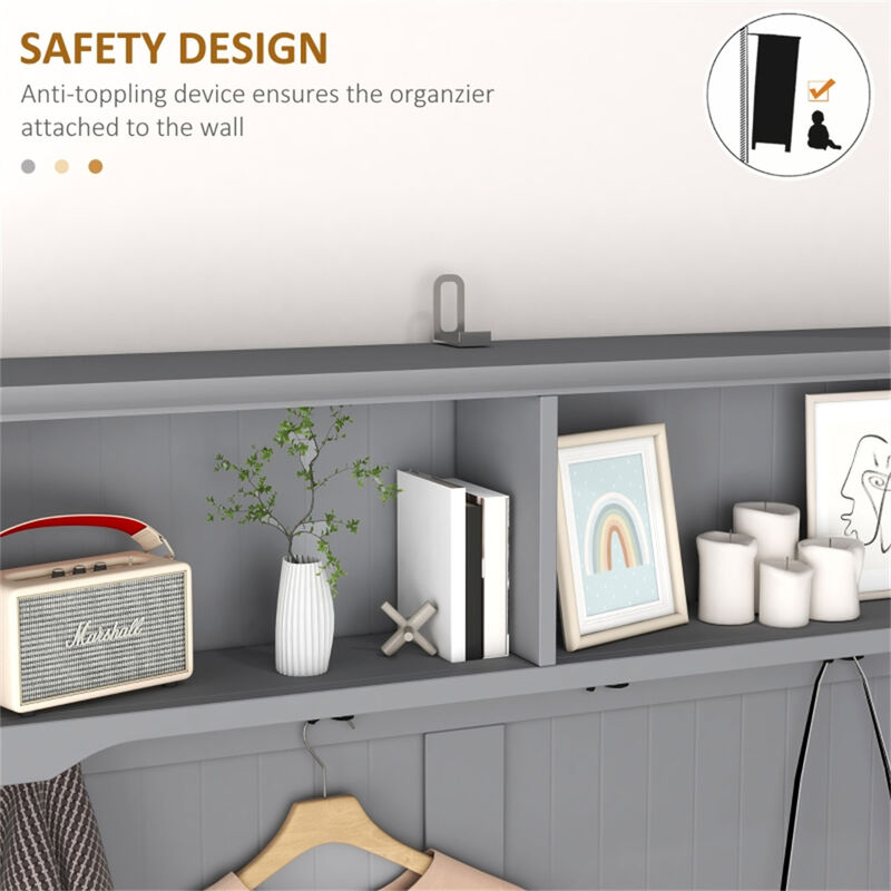 Modern Coat Rack Stand Ideal For Entryway And Hallway image number 3
