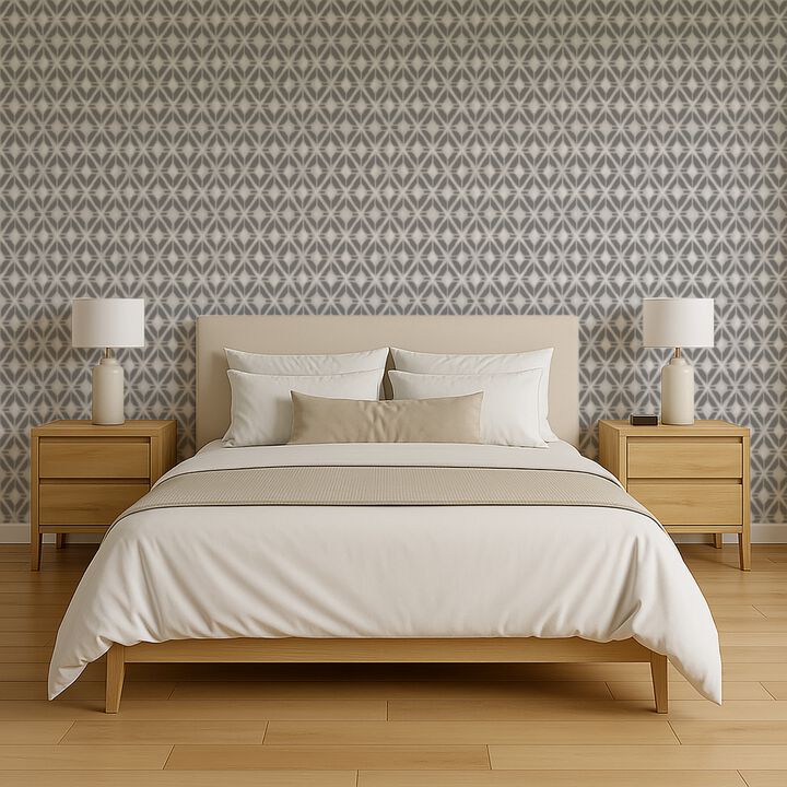 Shibori Geometric Peel and Stick Wallpaper