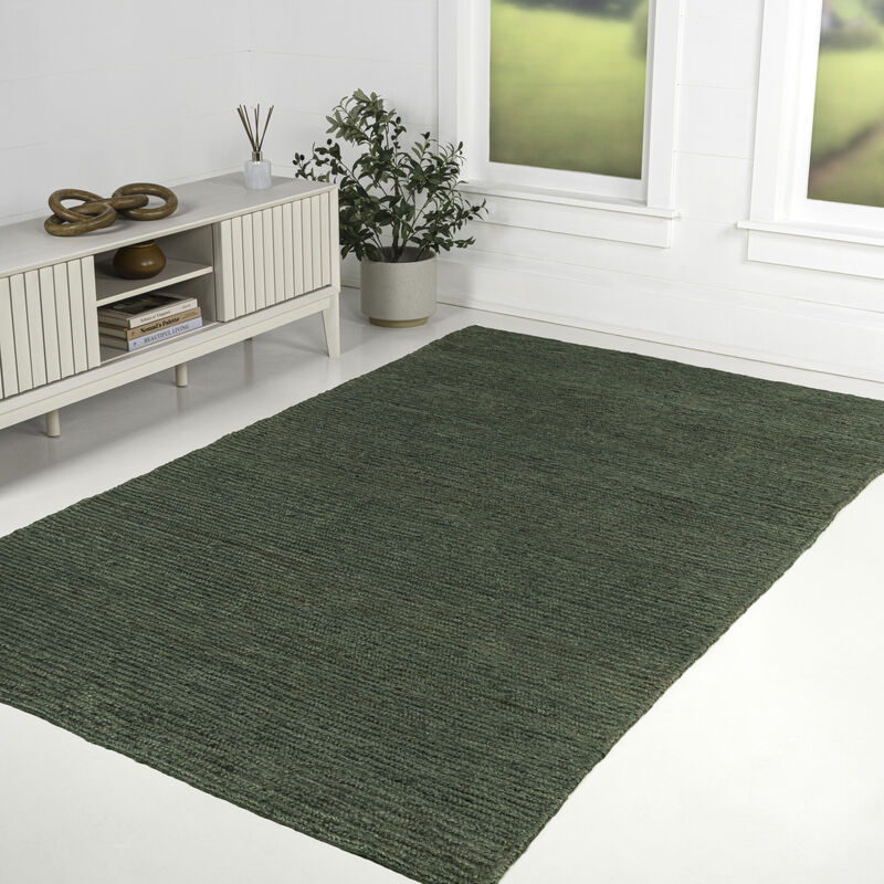 Miles Modern Minimalist Radius Corner Solid Area Rug