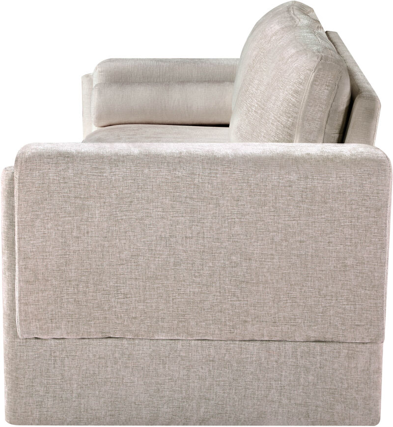 Meridian Furniture Madeline Beige Chenille Fabric Sofa image number 5
