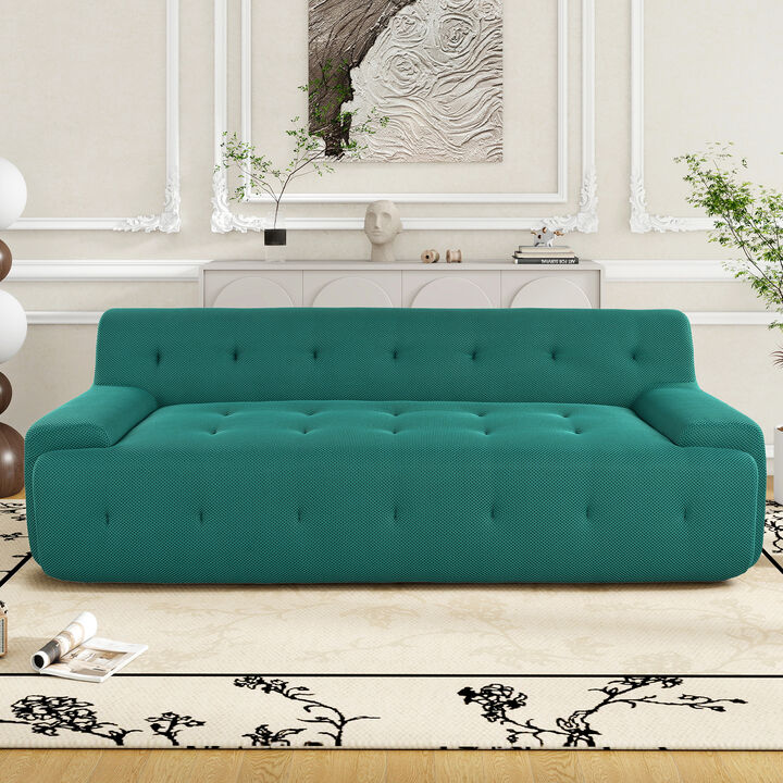 Merax Modern Tufted Fabric Upholstered Sofa