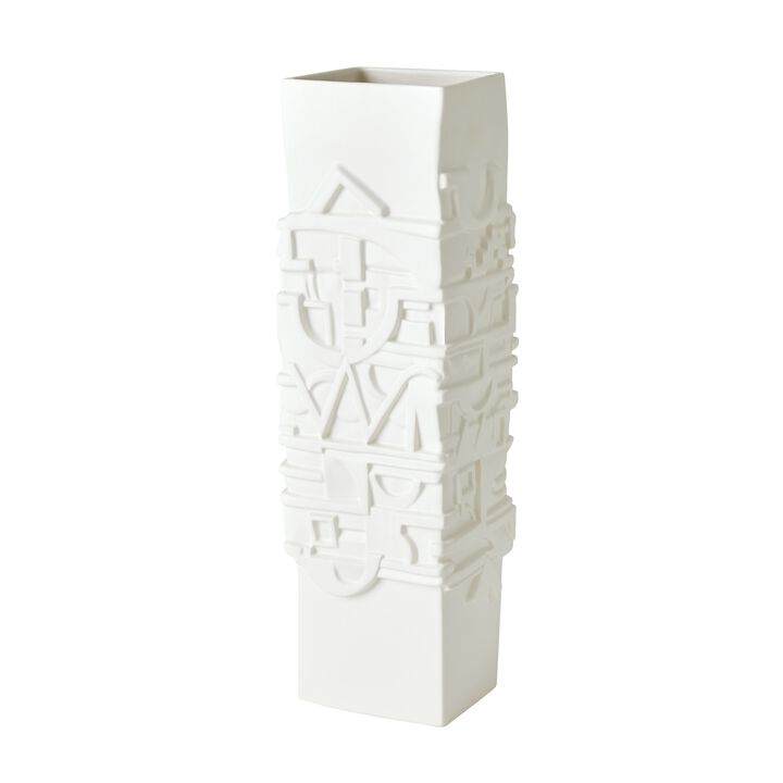 Totem Vase-White