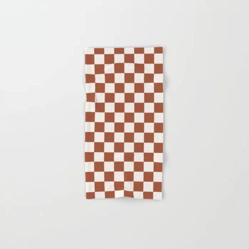 Handloomed Checkered Table Runner image number 0