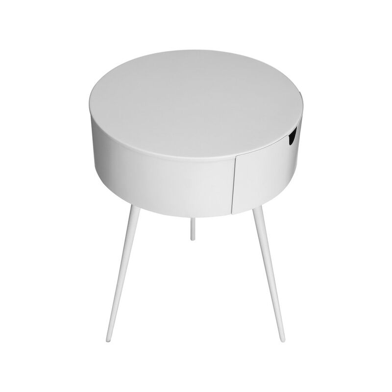 Meridian Furniture Bali White Night Stand