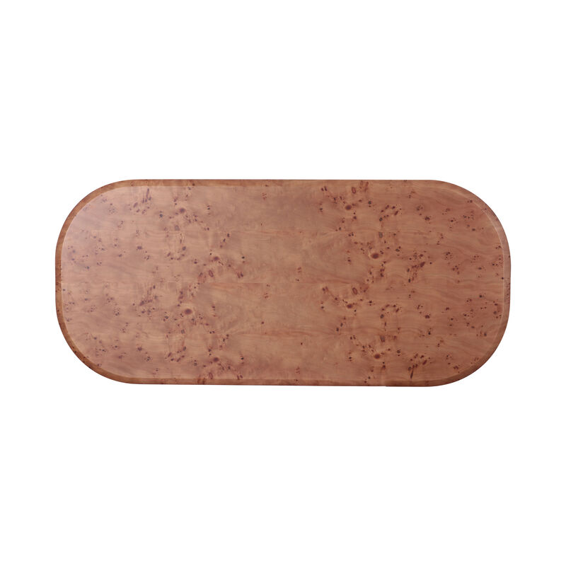 Gladyss Honey Burl Dining Table image number 5