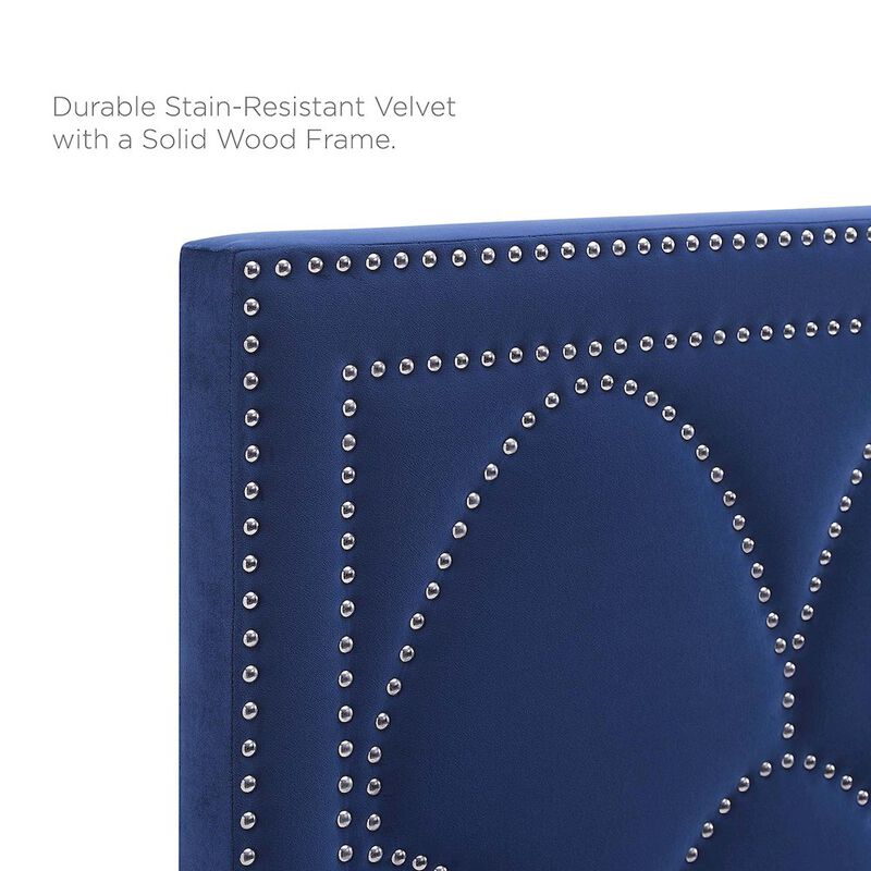 Greta Performance Velvet Twin Headboard image number 3