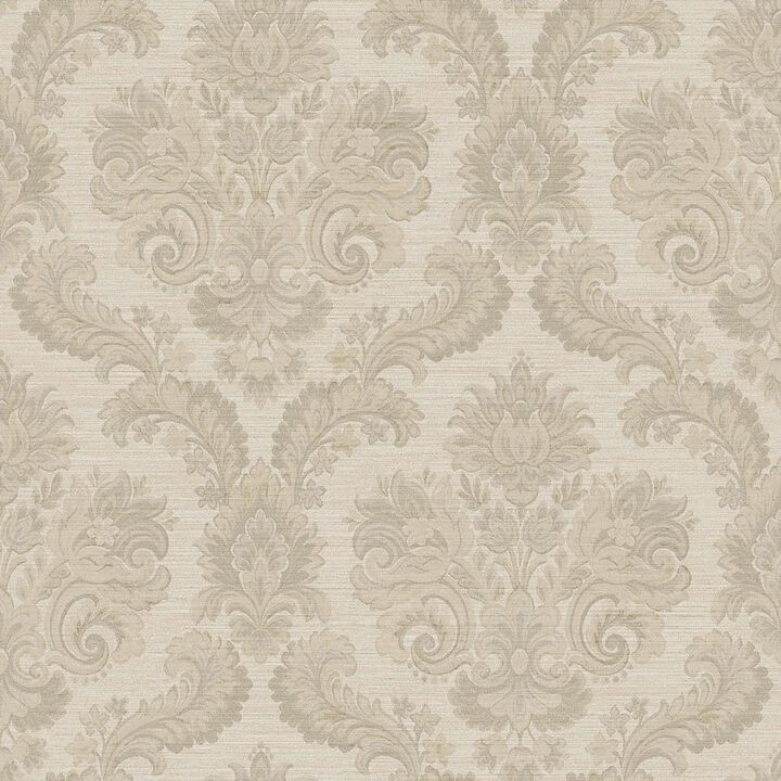 Ornamenta Damask Beige Wallpaper 35942