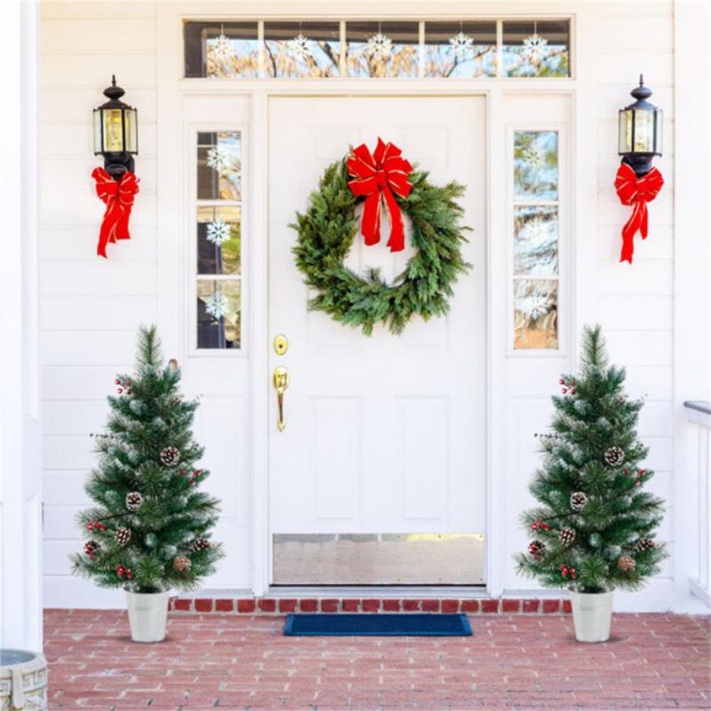 Battery-Operated Tabletop Holiday Decoration Festive & Portable Christmas Accent Piece image number 1