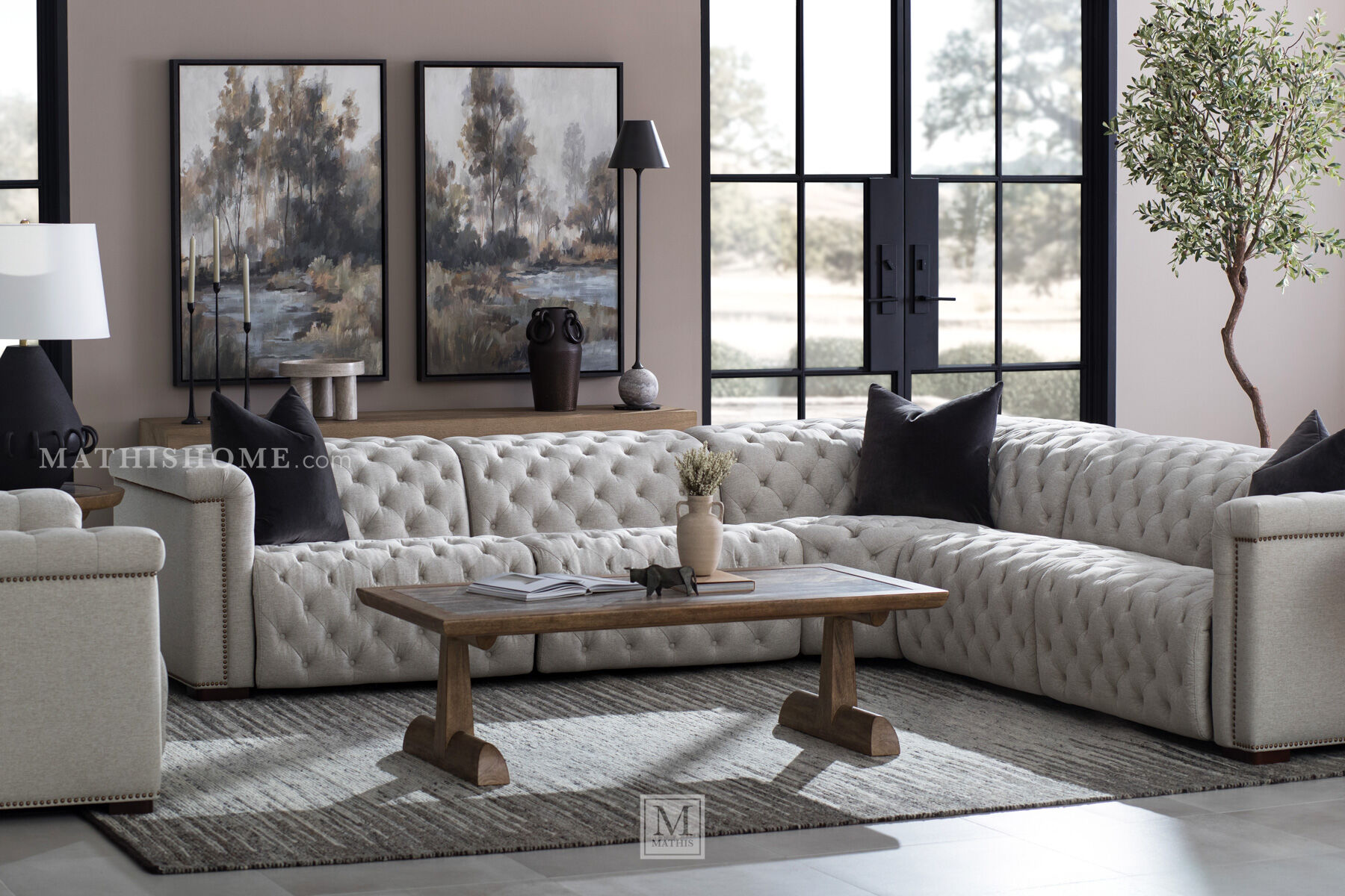 Savion Deux 5-Piece Sectional | Mathis Home