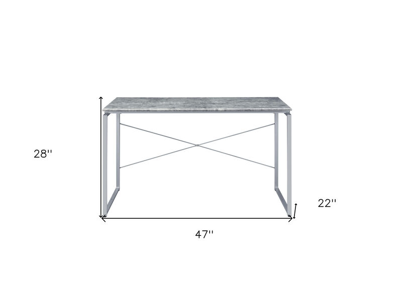 Space-Saving Desk for Home Office, Study, Writing, and Laptop Use