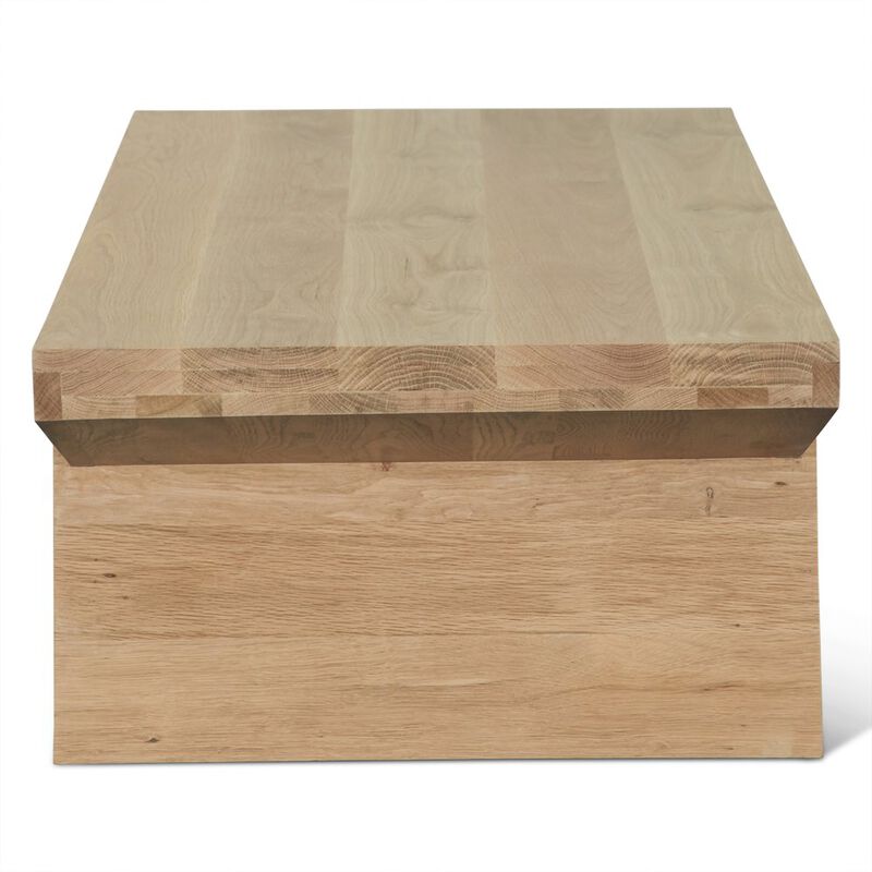 World Interiors Incus 58" Coffee Table in Oak image number 4