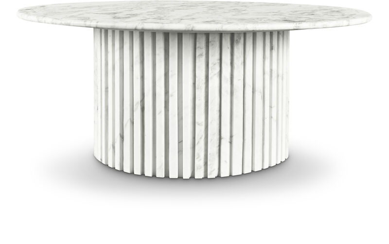 Meridian Furniture Genoa White Coffee Table image number 0