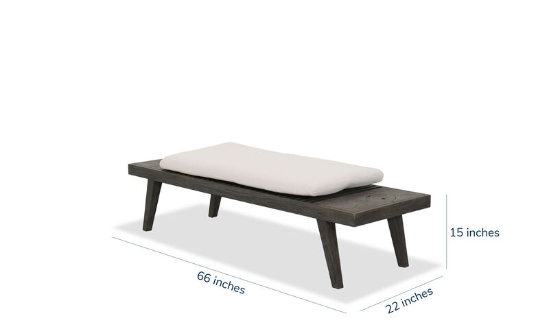 Madura Bench With Cushion image number 1