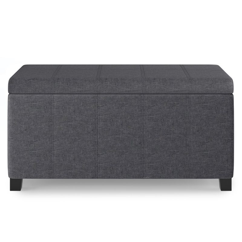 Dover 36 in Wide Rectangle Storage Ottoman Bench