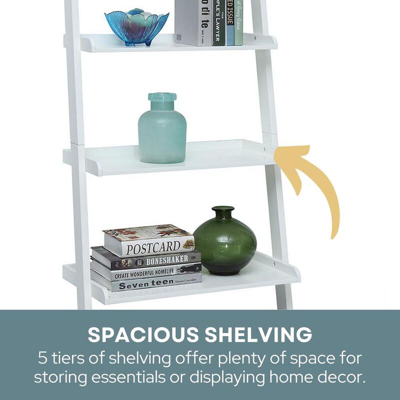 Convience Concept, Inc. French Country Bookshelf Ladder